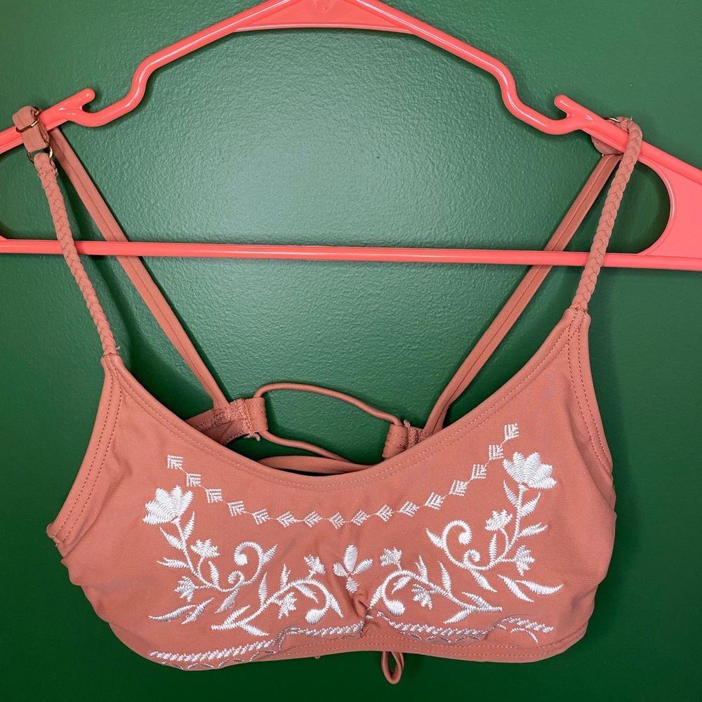 Salmon colored bathing suit Size XS